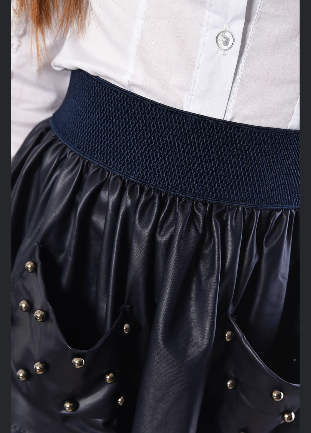 Спідниця дитяча для дівчинки темно-синього кольору Let's Shop (298414292)