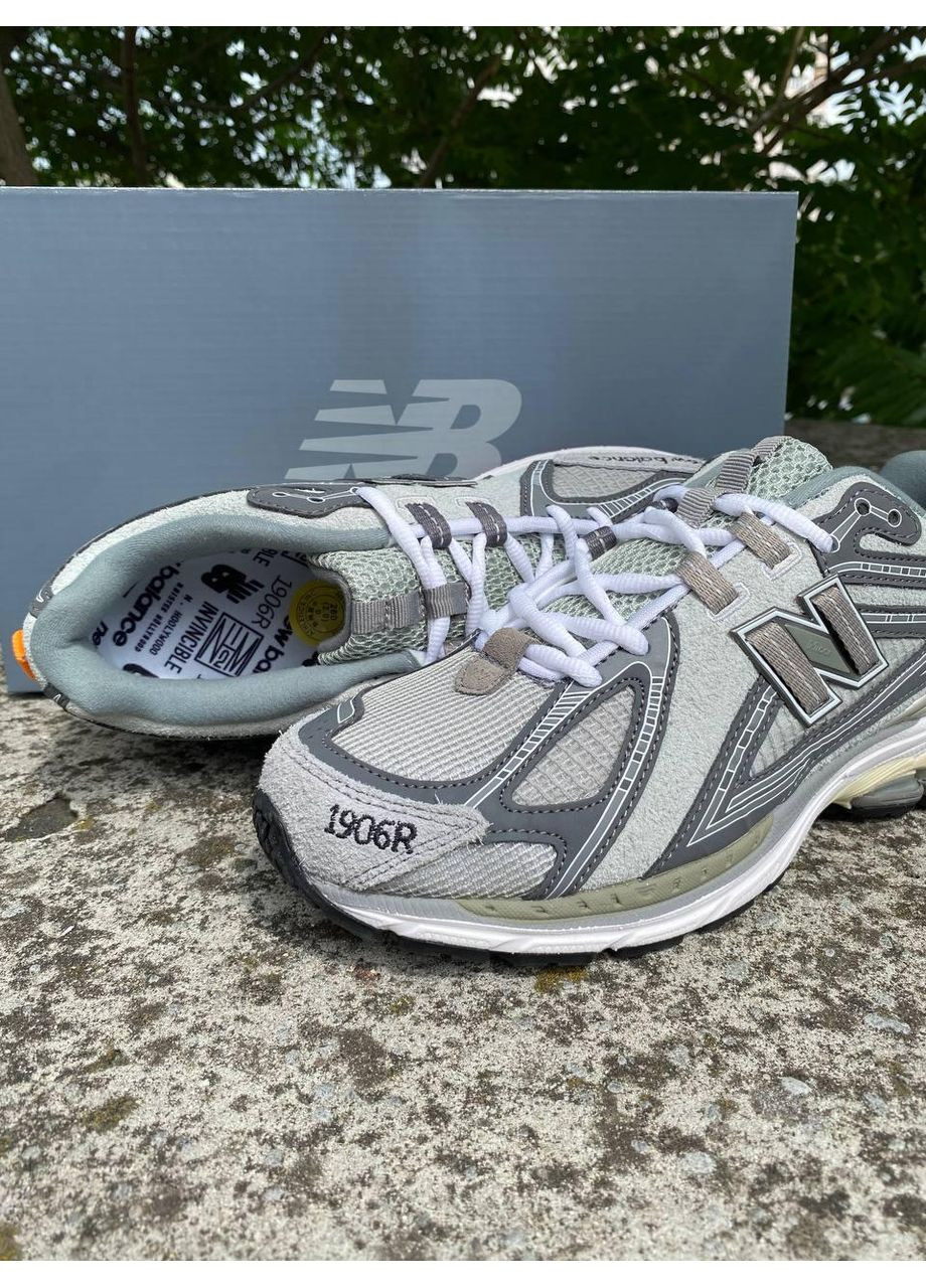 КРОСІВКИ ЖІНОЧІ NEW BALANCE 1906R X INVINCIBLE X N.HOOLYWOOD GREY SWAN M1906RNI НЬЮ БЕЛАНС 1906R No Brand сірі демісезони (368888207)