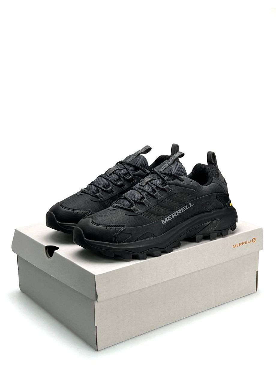 Темно-сірі Осінні кросівки чоловічі merrell dark grey No Brand Moab Speed 2 GTX