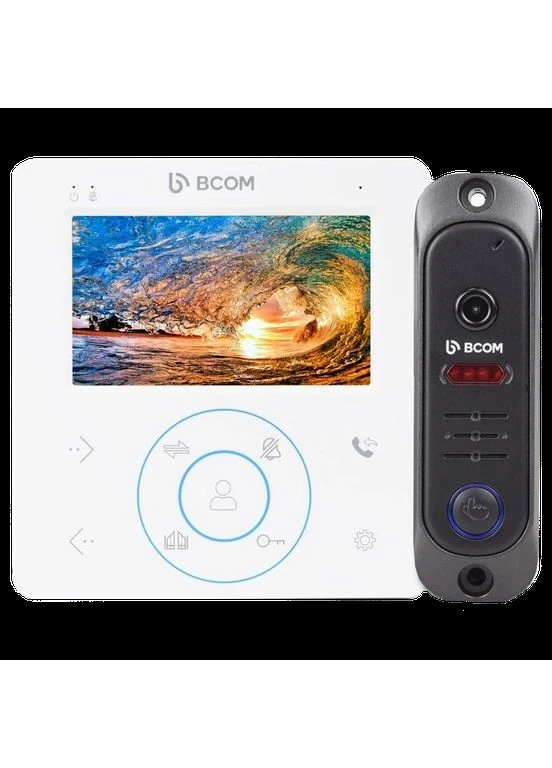Комплект відеодомофона BD-480 White Kit BCOM (383365476)