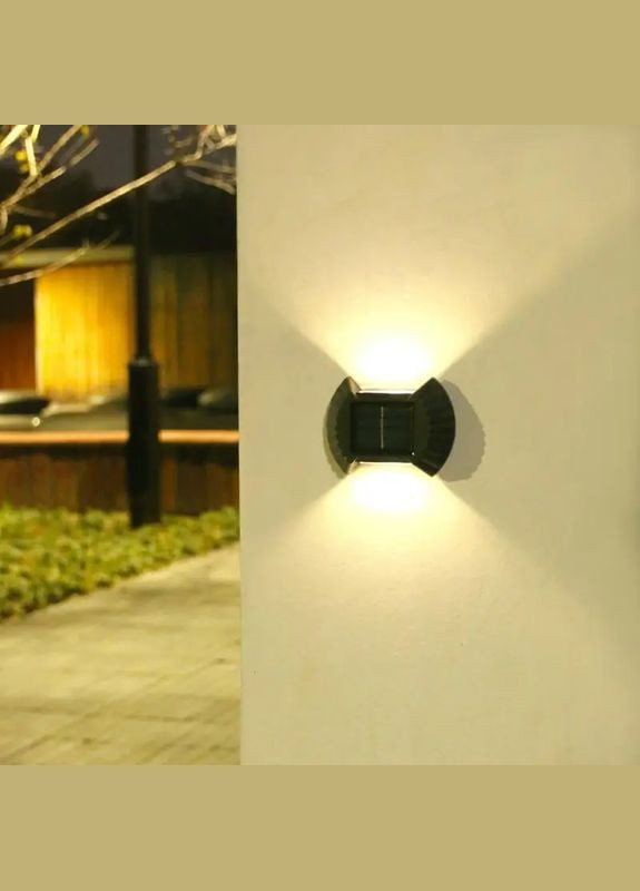 Настенный уличный фонарь прожектор Smart Solar Light JB-012 с солнечной панелью аккумуляторный светильник Good Idea (321980565)