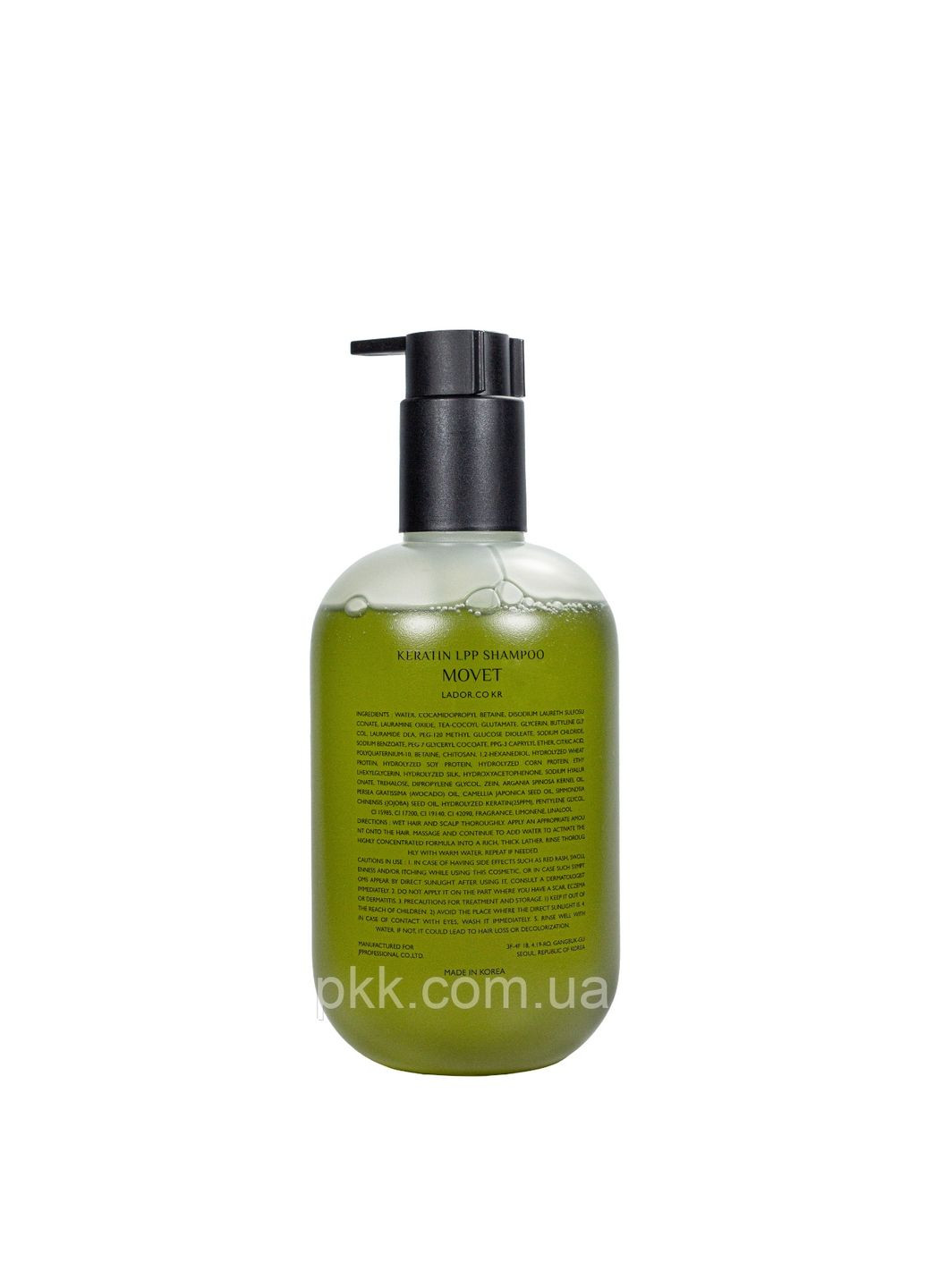 Відновлюючий шампунь для пошкодженого волосся Keratin LPP Shampoo Movet LADOR (279326093)