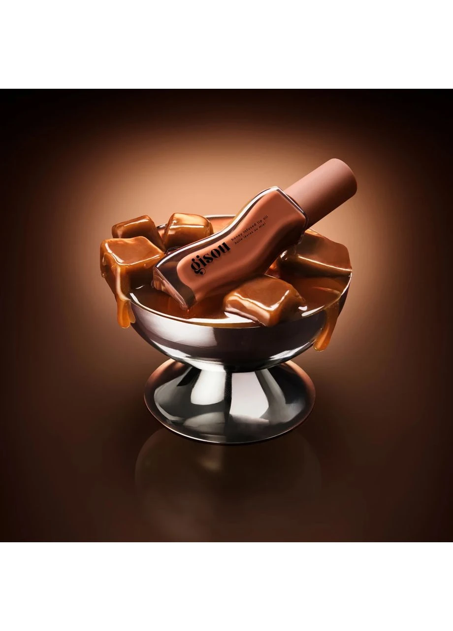 Олія для губ "Sticky Toffee" Honey Infused Lip Oil Gisou (393389575)