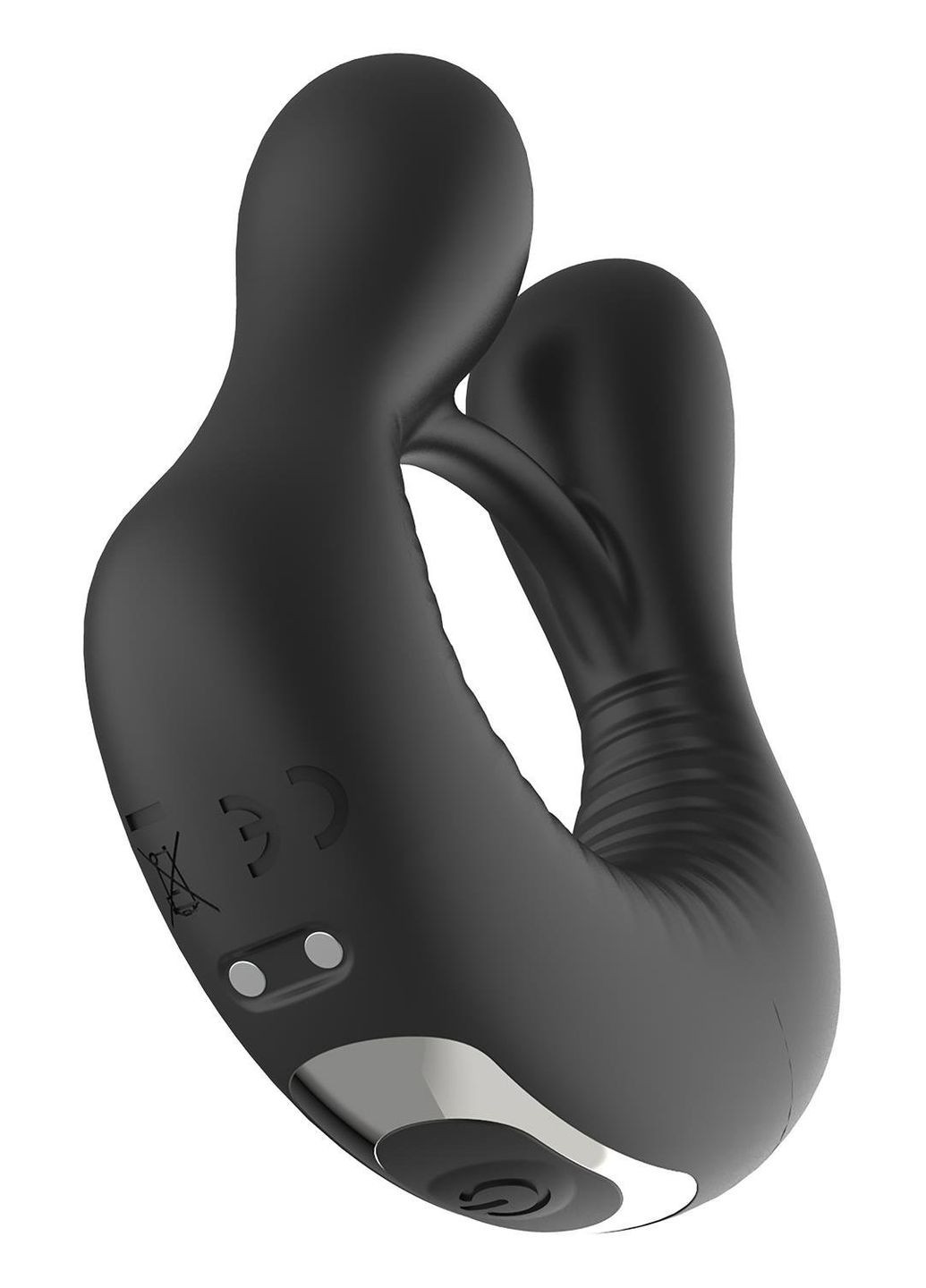 Кільце ерекційне для пеніса з вібрацією чорне Dreamtoys (328452983)