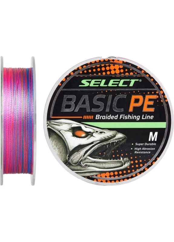 Шнур Basic PE 150m Multi Color 0.20mm 28lb/12.7kg (1870.30.96) Select (399609058)