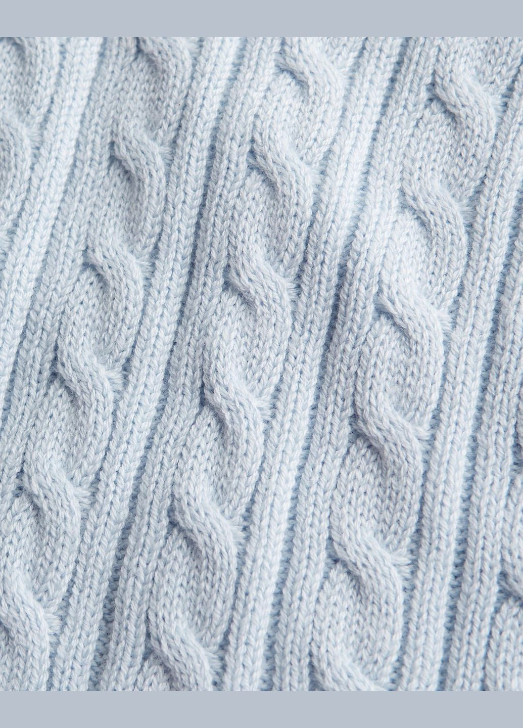 Голубой демисезонный светр Hollister