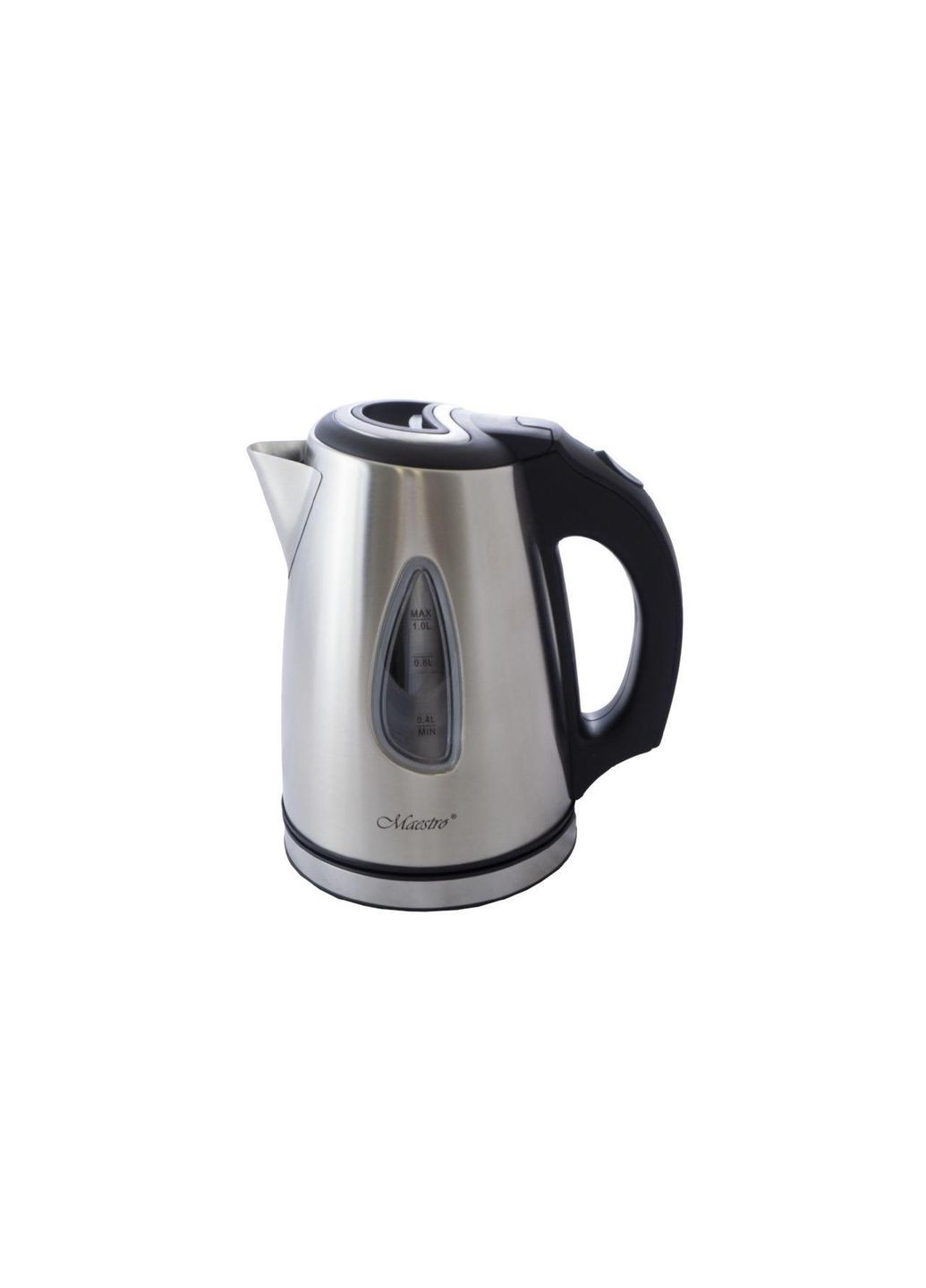 Електрочайник MR-029 з неіржавким корпусом і захистом від перегрівання для кухні 1,7 л полірований Maestro (356510442)