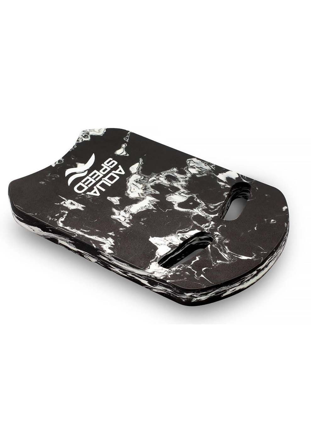 Доска для плавания SWIRL PULLBUOY Черный, Белый 43х28х3,6 Aqua Speed (367188587)