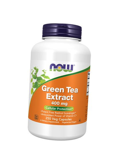 Экстракт зеленого чая, Green Tea Extract 400, 250вегкапс (71128143) Now Foods (322727109)