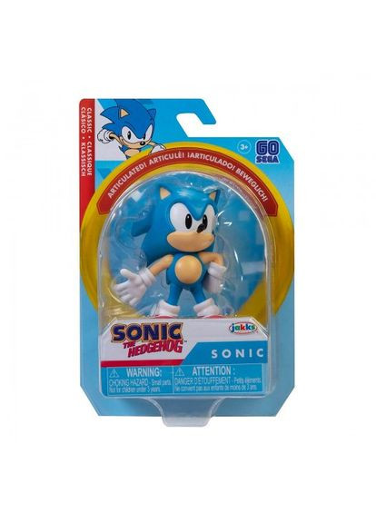 Ігрова фігурка з артикуляцією Класичний Сонік 6 cm Sonic the Hedgehog (290111157)