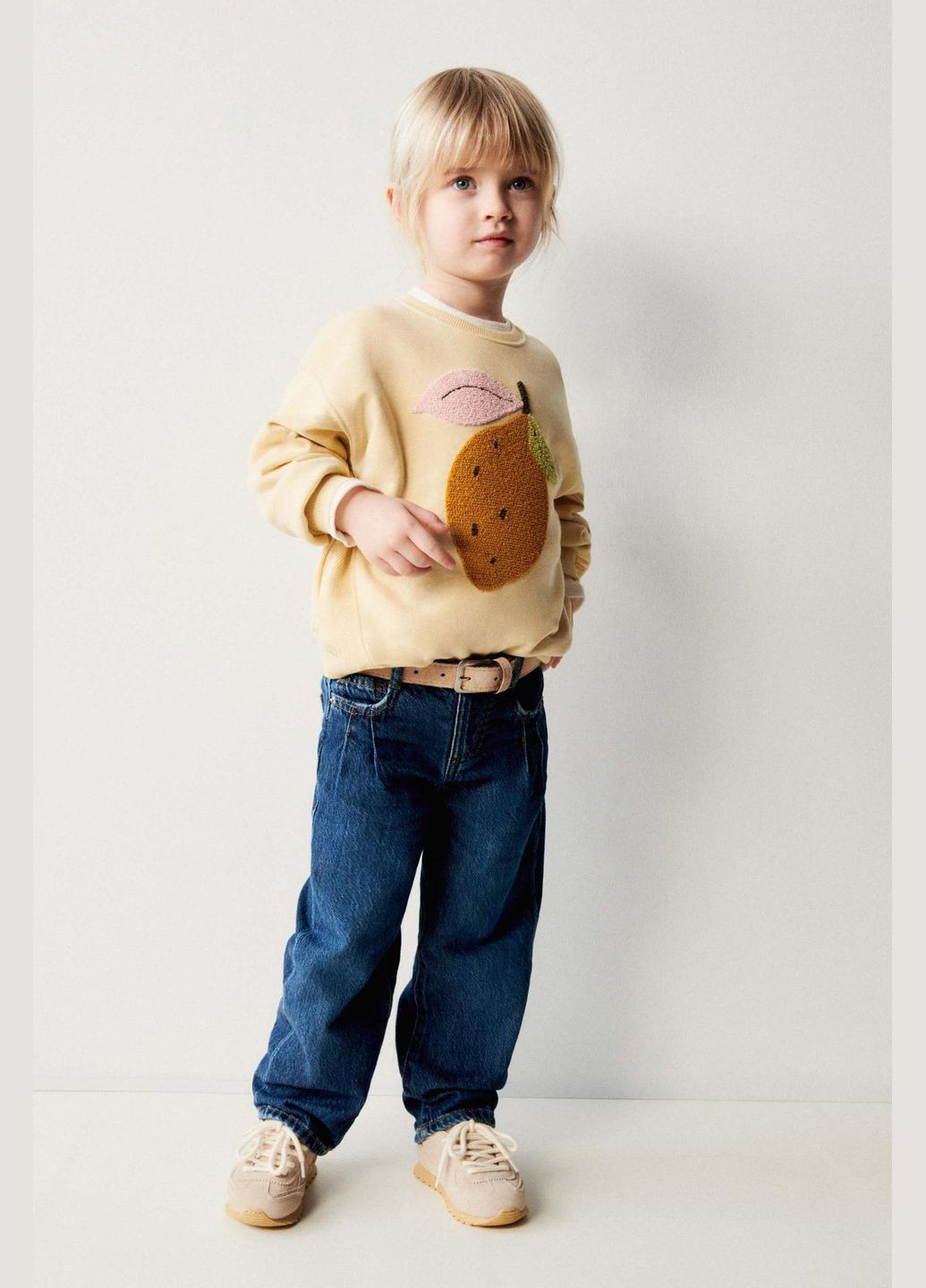 Zara свитшот детский 4012/412 бежевый бежевый