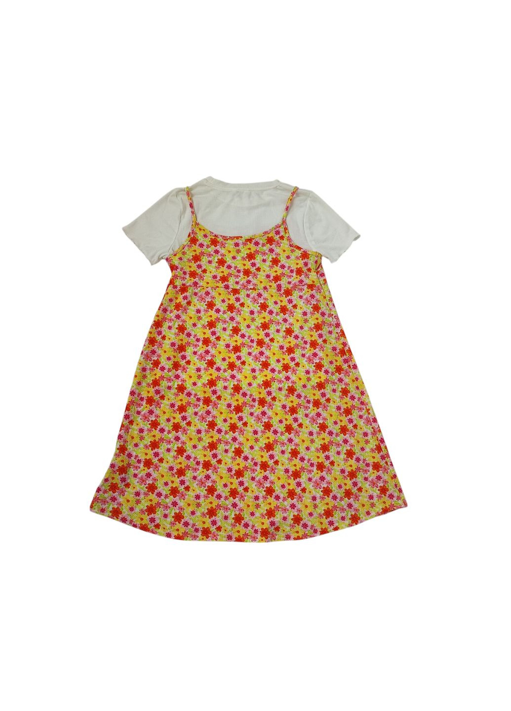 Комплект дитячий футболка і сарафан для дівчинки Різнобарвний (0621) Primark (332787310)