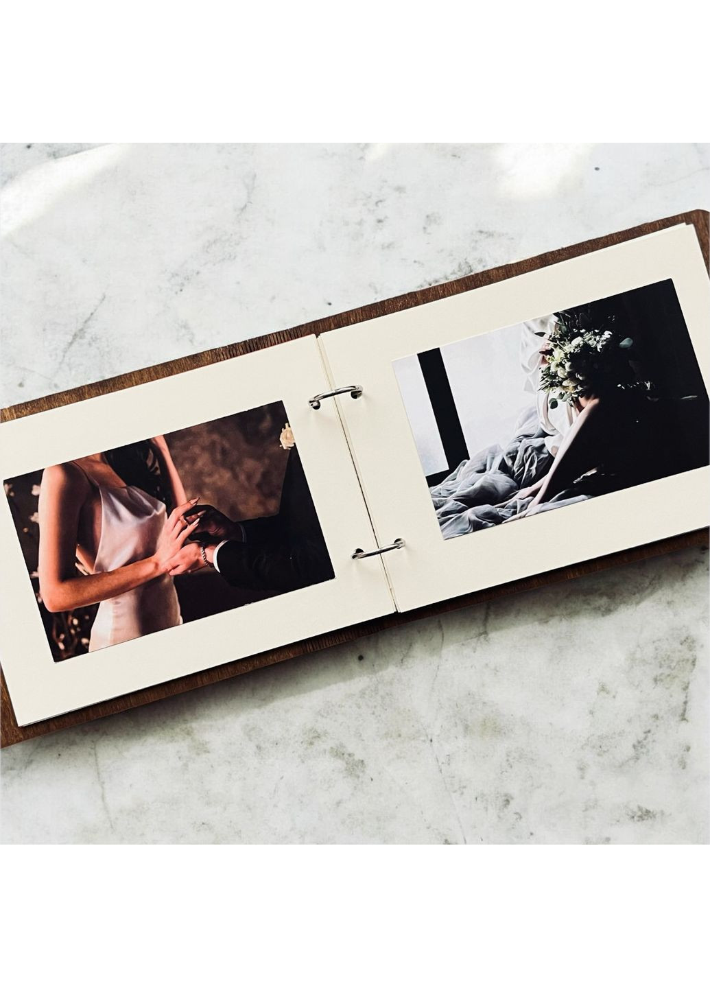 Деревянный фотоальбом подарок на Новый год коня 2026 | семейный фотоальбом с картонными листами No Brand (370386885)