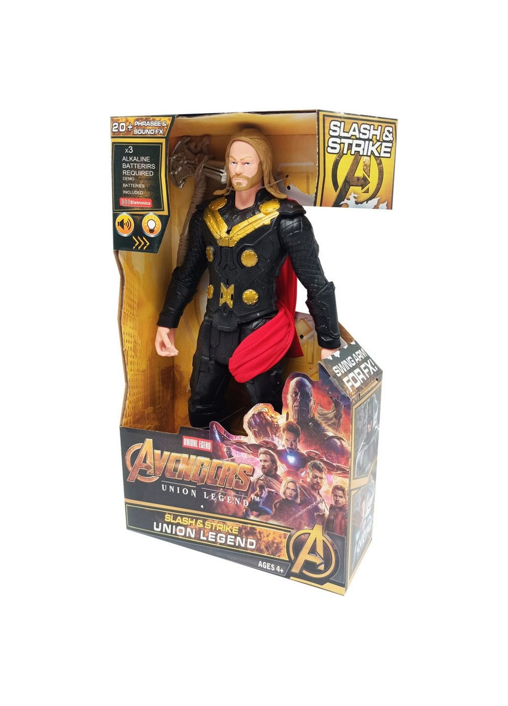 Фігурка героя "Thor", звук, світло 17,5х30,5х7 см Bambi (289463475)