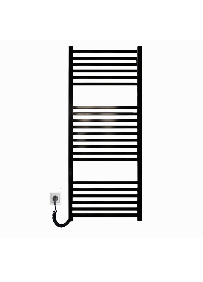 Рушникосушарка електрична з контроллером Чорний глянець 1190*490 Carino LORENZO (367604610)