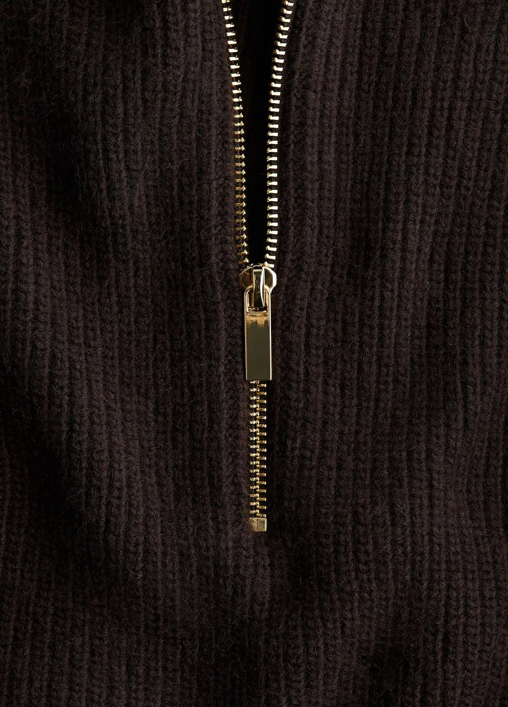 Темно-коричневый демисезонный свитер H&M