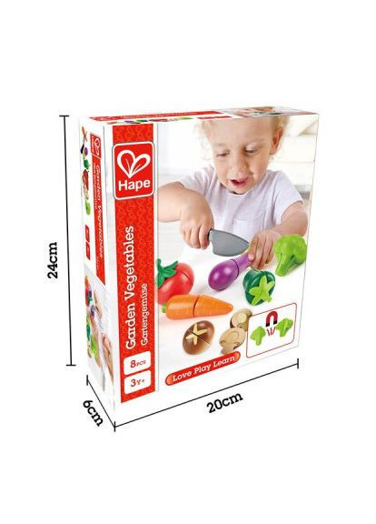 Игровой набор продукты Овощи (E3161) Hape продукти Овочі (357491143)