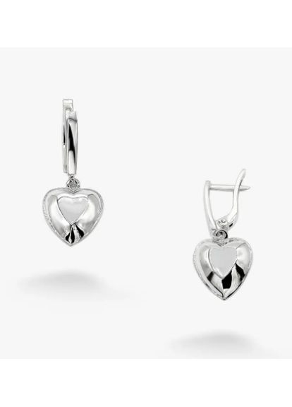 Серьги серебряные с подвесками Cердце U.Baro 925 Skifska Etnika (364202975)