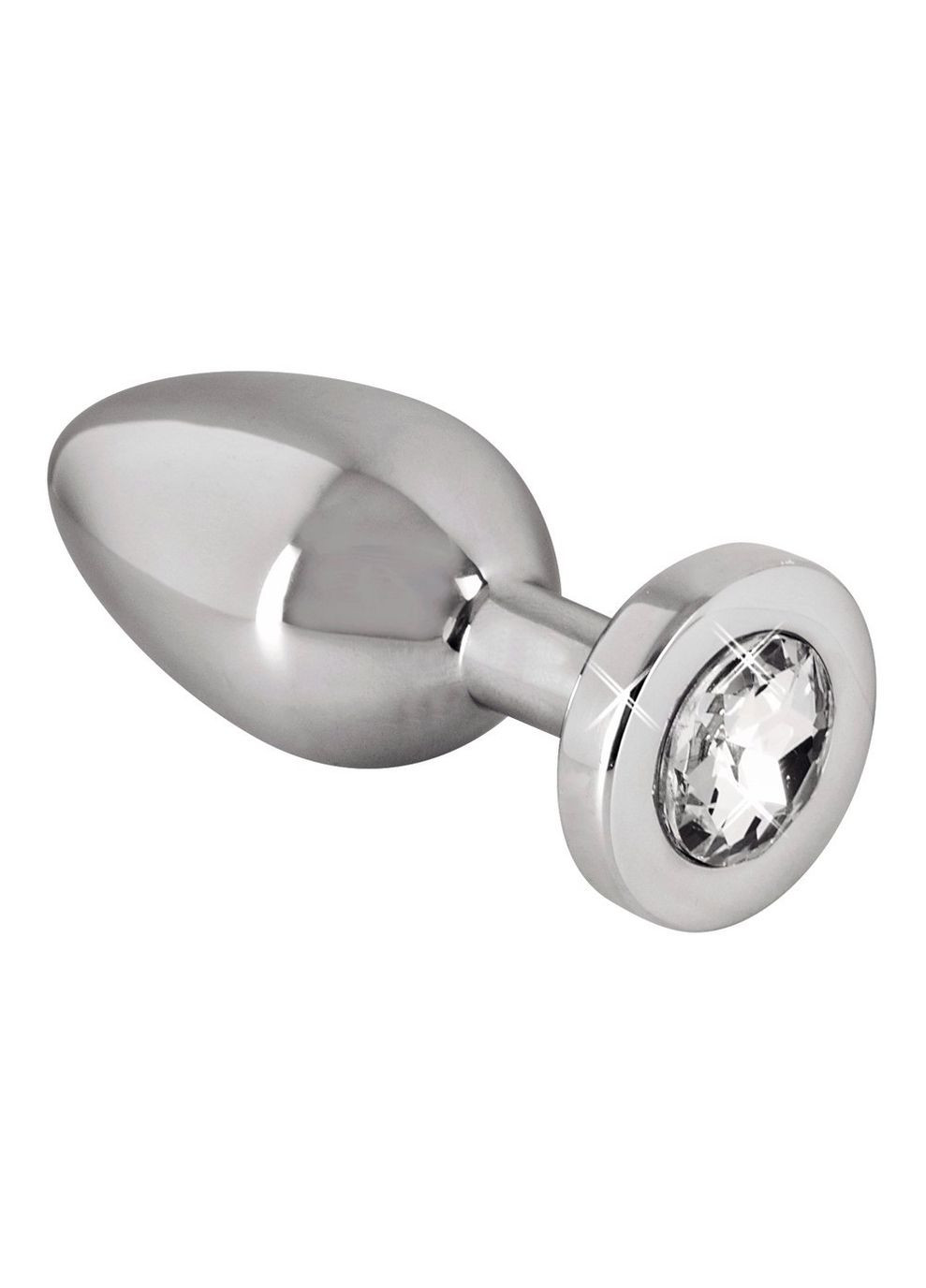 Анальна пробка з каменем Jewel Buttplug, срібляста, Small You2Toys (347313377)
