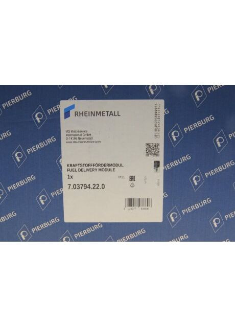 Паливний насос в зборі FORD FIESTA VI (CB1,...) - 1.4 (10.2008->) 7.03794.22.0-ua Pierburg (366213493)