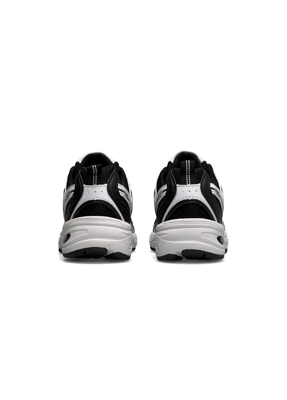 Черно-белые демисезонные кроссовки женские, вьетнам New Balance 530 Black White
