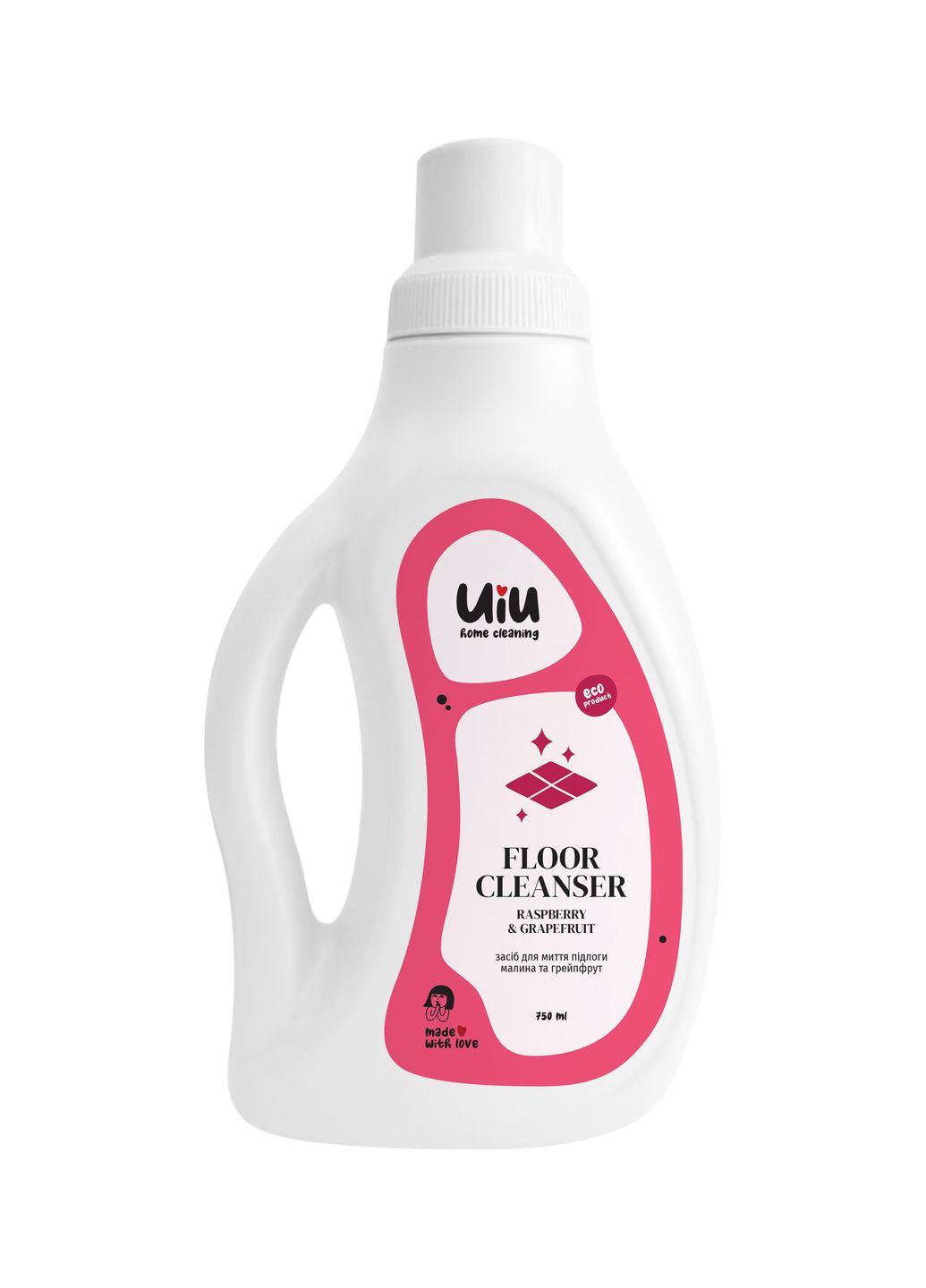 UIU Средство для мытья полов Малина & Грейпфрут 0,75 л (4820152333414) DeLaMark (280926825)