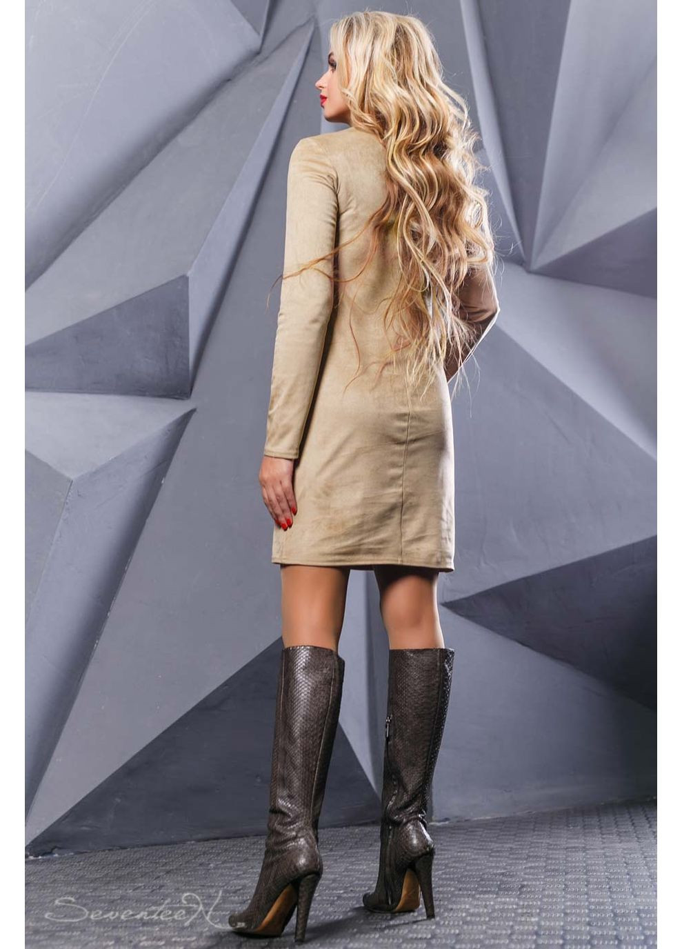 Бежева сукня 873.2402 Seventeen