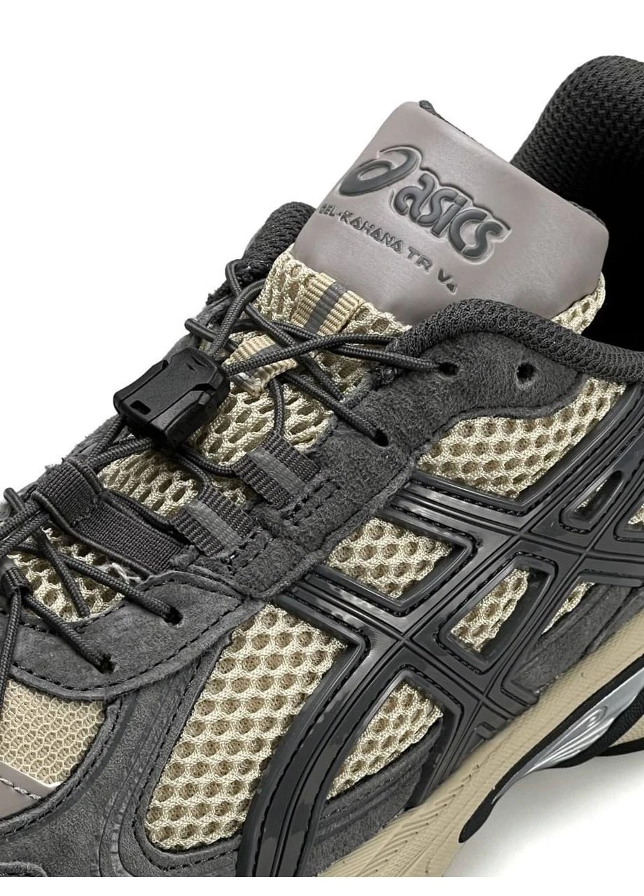 Сіро-бежеві кросівки чоловічі демісезон Asics Gel-Kahana TR V4 Grey Beige
