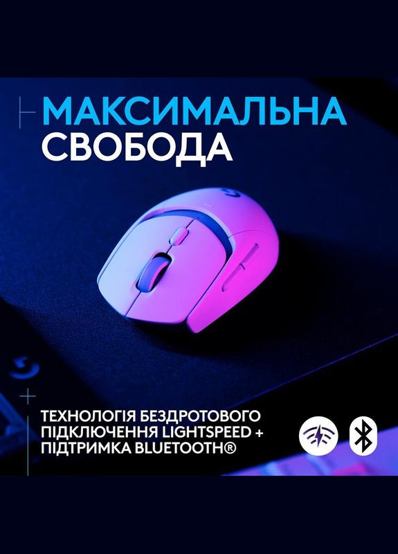 Мышь беспроводная G309 White (910-007207) Logitech (336953000)