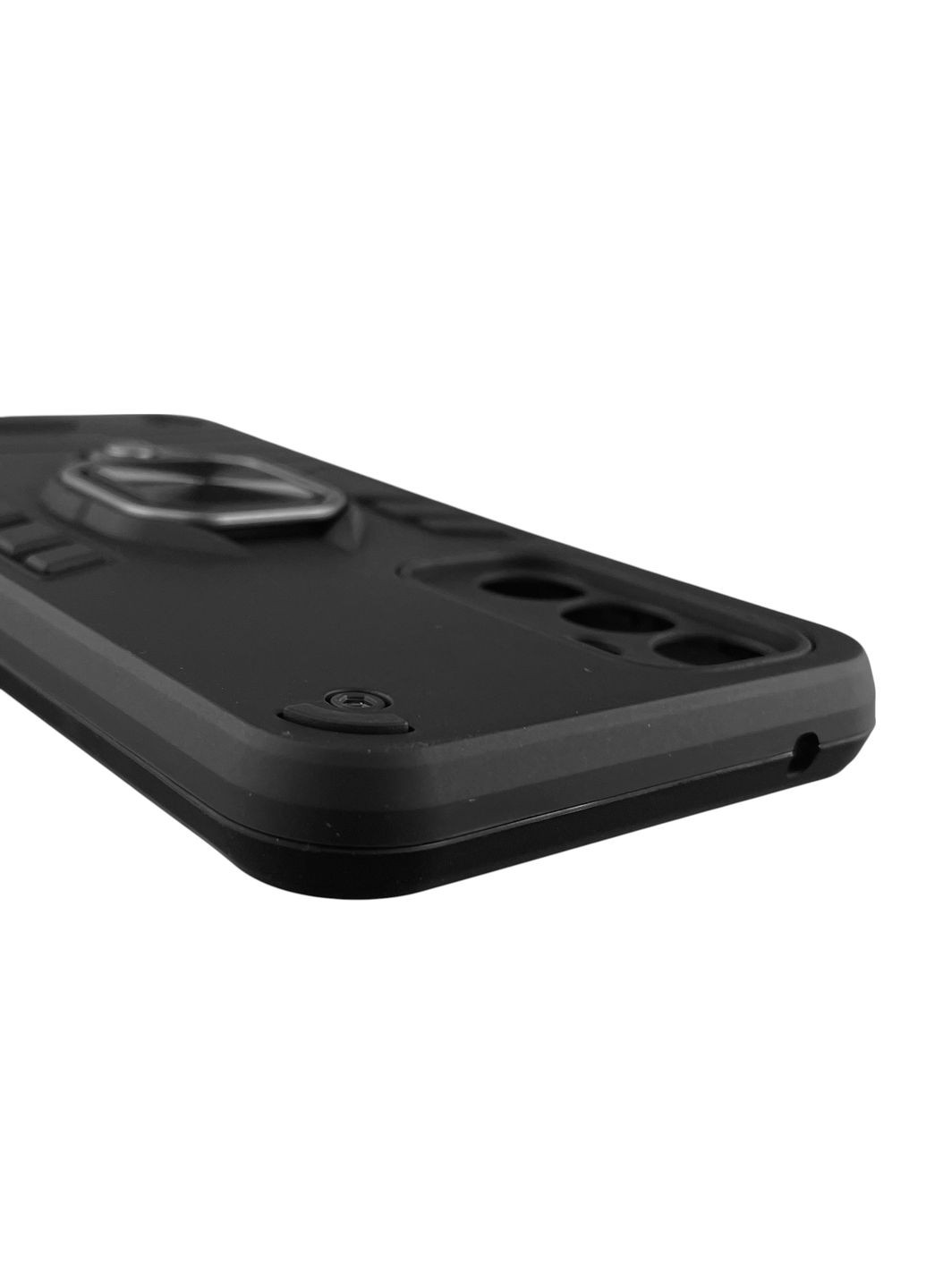 Чохол для телефона Galaxy A54 5G (SM-A546E) броньований з магнітним кільцем-тримачем на самсунг а54 5г чорний Samsung (366229914)