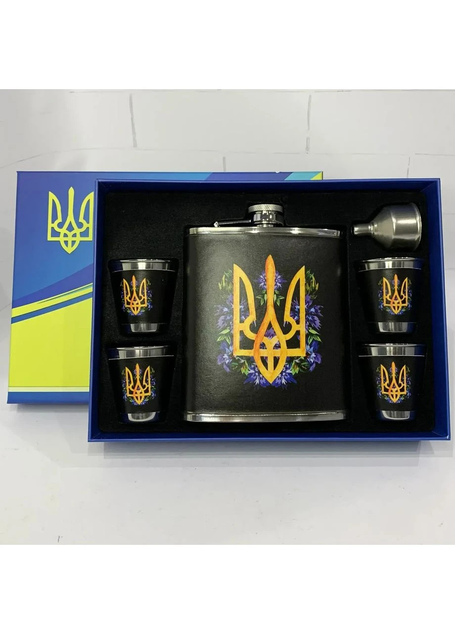 Подарунковий набір із флягою для чоловіків UKRAINE 2 No Brand (397893477)