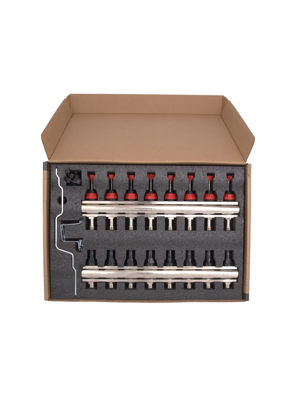 Колектор з витратомірами Forte 1" 8 виходів SD Forte SF001W8 (341326330)