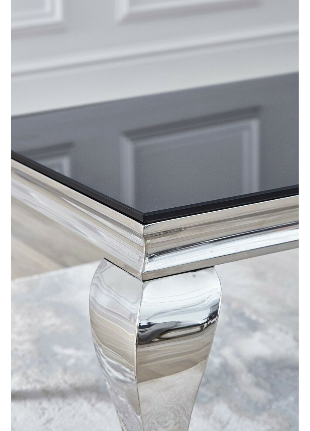 Столик журнальний PRINCE B Чорний / Хром 55X55 PRINCECCH55 Signal (372178074)