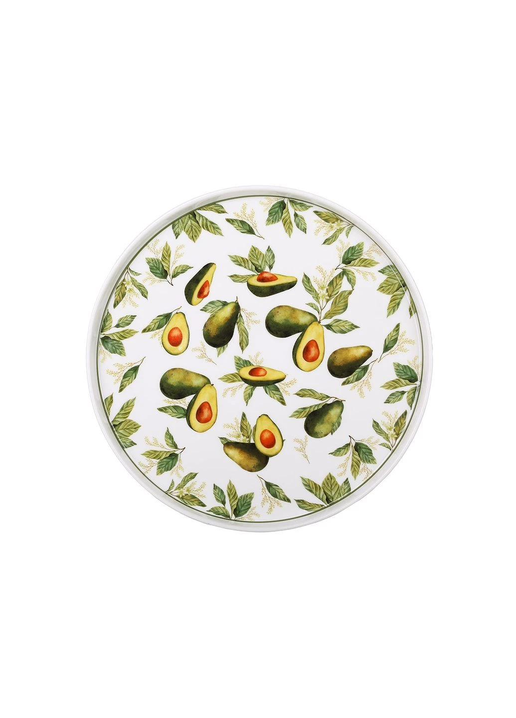 Тарілка порцелянова 25*2см Avocado Garden Home Decor (390211154)