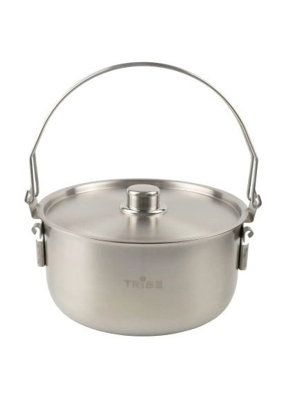 Котел туристический Fire Pot 5,4 л стальной (T-FH-0006-metal) Tribe Fire Pot 5, 4 л сталевий (369878231)