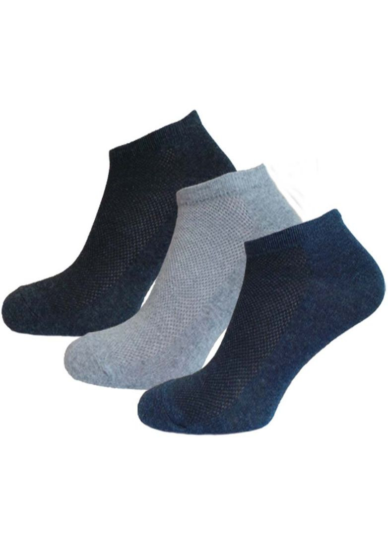 Комбіновані шкарпетки короткі в сітку 6 пар ms 600/6 р.40-44 XTeam однотонні (351581670)