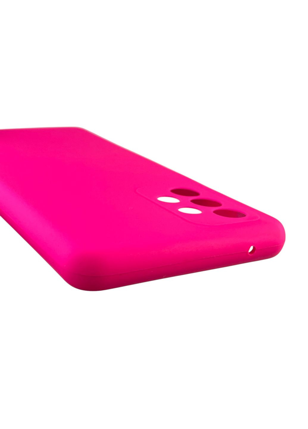 Чохол для Galaxy A52 5G (SM-A526) силіконовий з мікрофіброю нековзний на самсунг а52 5г малиновий Samsung (366386473)