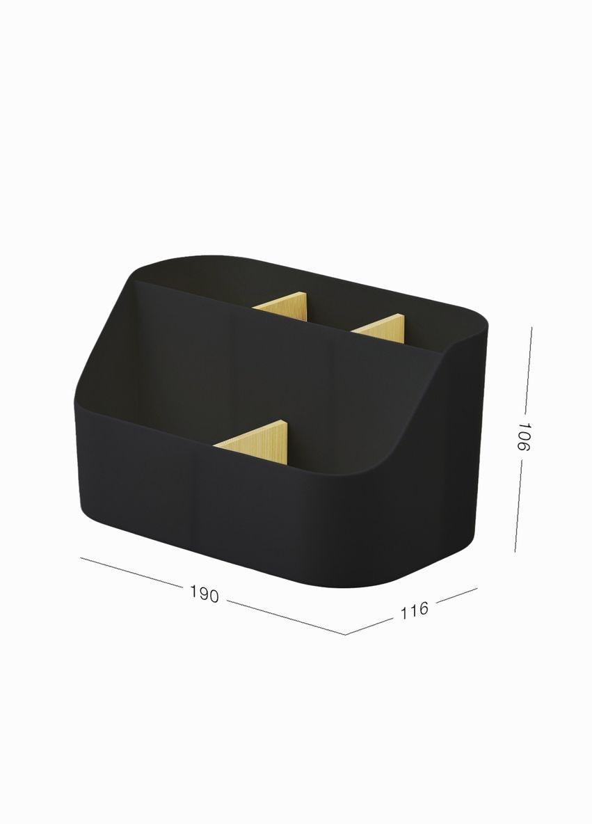 Органайзер для дрібниць MVM MY HOME Scandinavia Чорний/дерево (FH-43 BLACK/WOOD) МВМ (365280841)