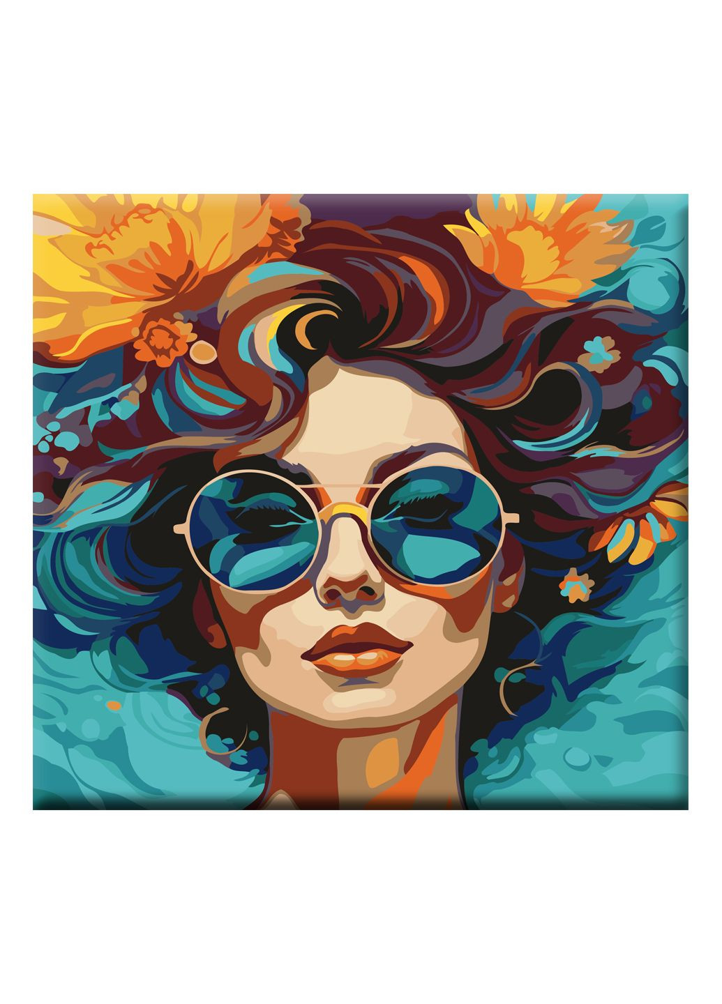 Картина по номерам "Загадочная леди" 30*30 см ArtStory (280930659)