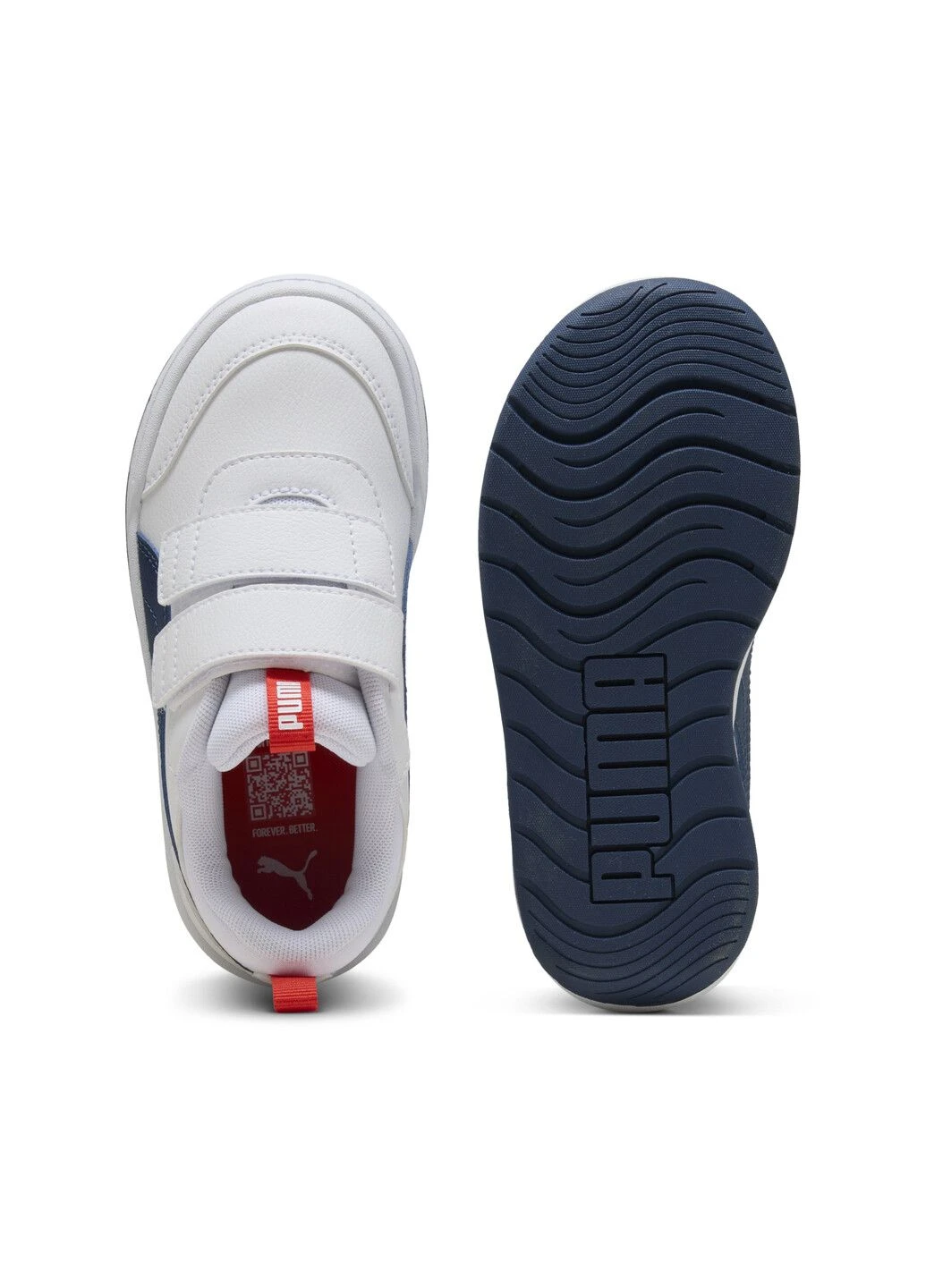 Білі дитячі кеди multiflex 2 sneakers kids Puma