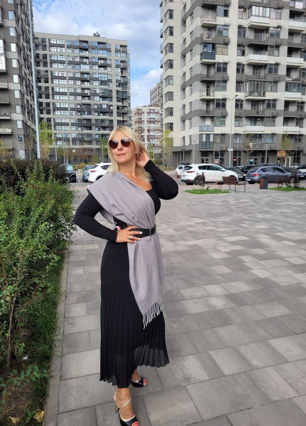 Женский стильный кашемировый шарф с особым плетением No Brand (362267288)