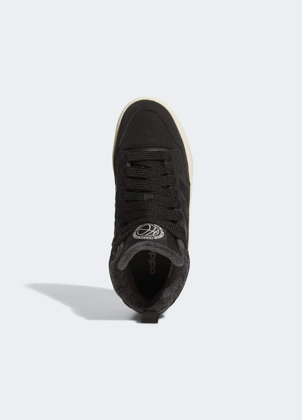 Чорні всесезонні кросівки rapid court mid winterized adidas