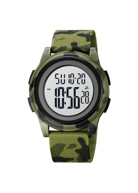 Годинник чоловічий Military New Хакі + будильник і підсвітка Skmei (329444553)