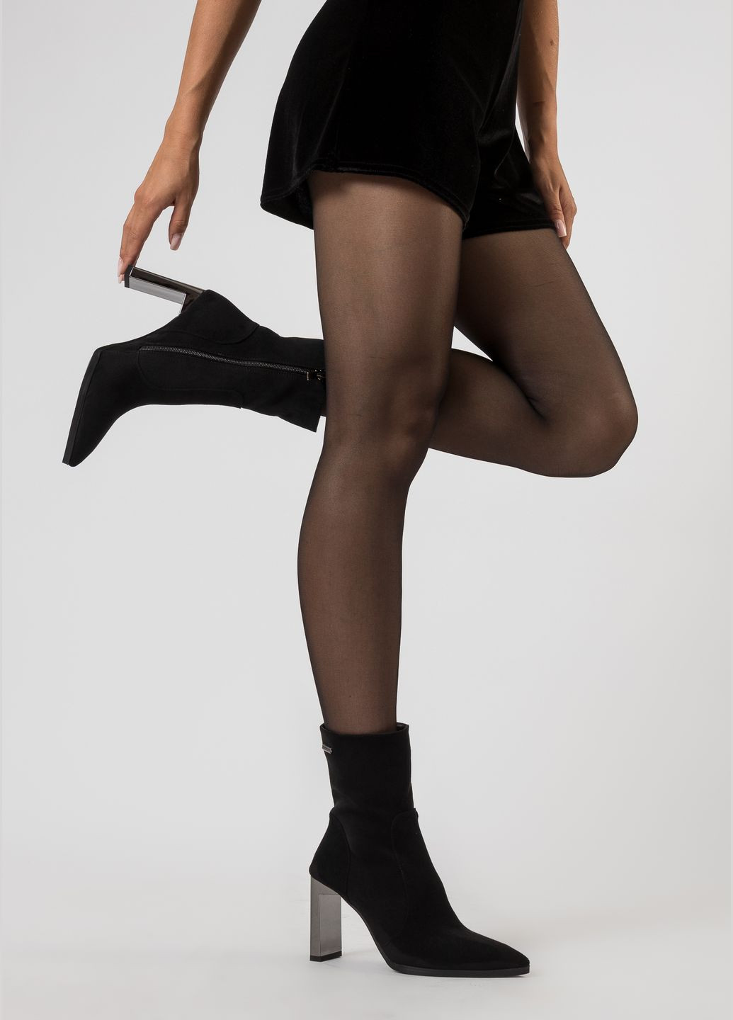 Черные ботильоны (1725б) STEFANIYA