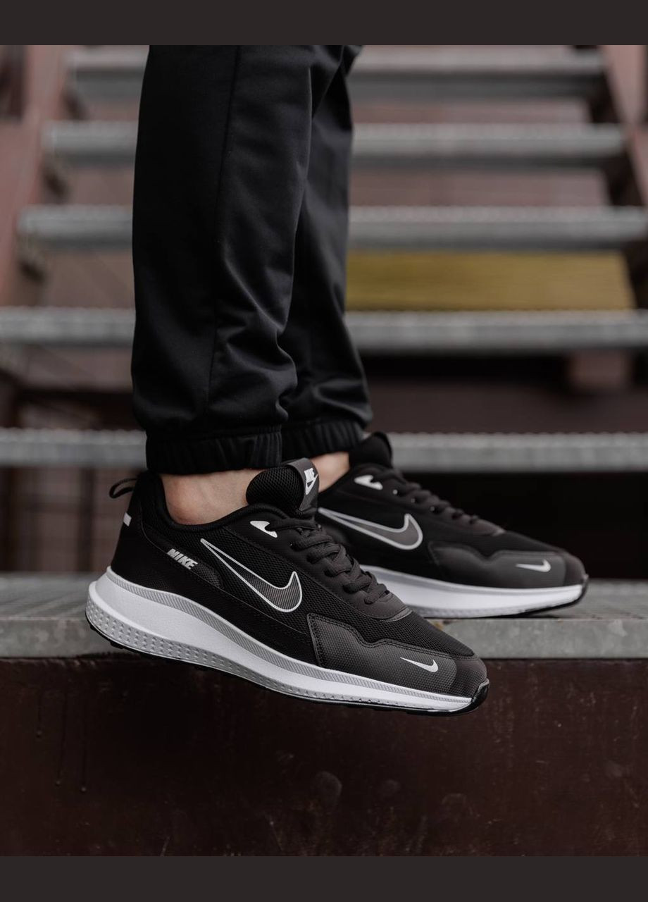 Черно-белые всесезонные кроссовки Vakko