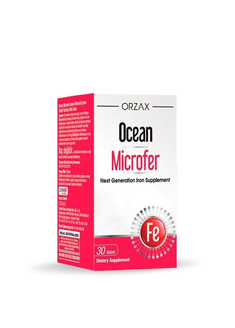 Витамины и минералы Ocean Microfer, 30 таблеток Orzax (322292880)