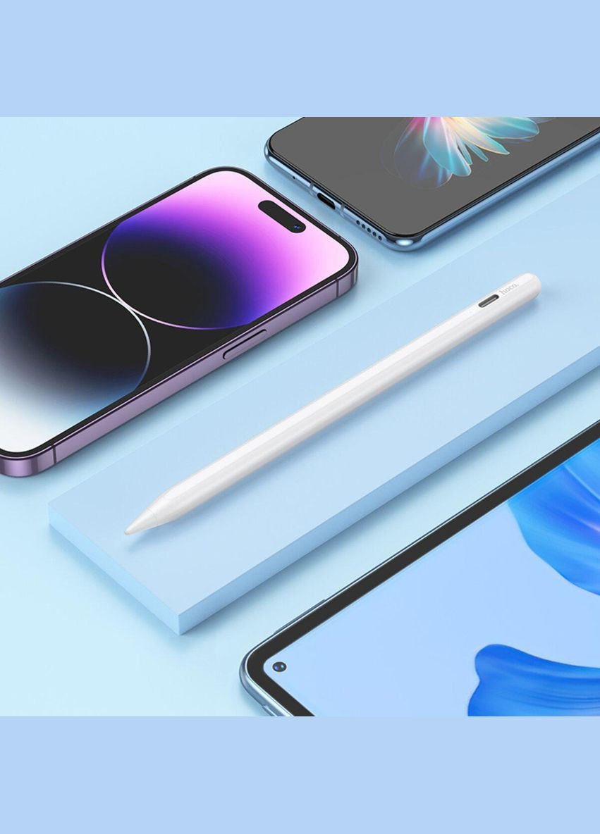 Стилус GM109 Smooth series active universal capacitive pen White Hoco (342060229)