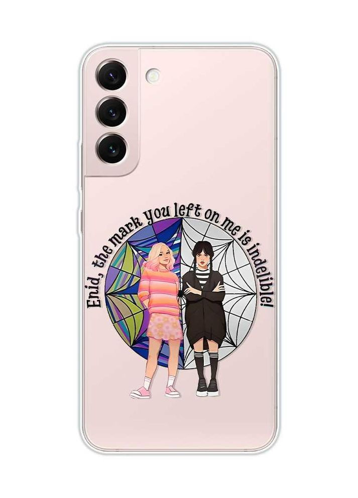 Прозрачный чехол на Samsung Galaxy S22:: Девчёнки с Уэнсдей (принт 211) Creative (360663360)