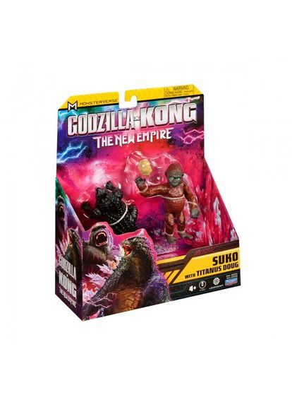Набір фігурок Godzilla x Kong Зуко з Дагом Godzilla vs. Kong (290110800)