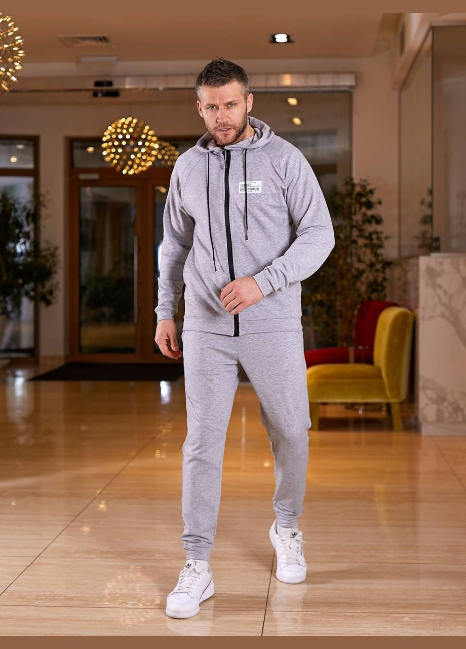 Мужской спортивный костюм цвет черный New Trend (304649781)